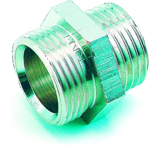 Ниппель COMAP серия 9810N O-Ring НР-НР 1/2"-3/4", с кольцом, никелированная латунь, 9810546N 1