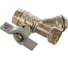 Шаровый кран СТМ СТАНДАРТ 1/2" ,с фильтром, бабочка CWFFFB12 3