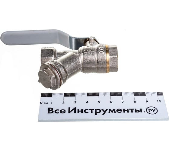 Шаровой кран СТМ СТАНДАРТ 1/2", с фильтром, рычаг CWFFF012