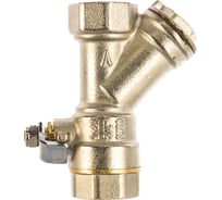 Шаровой кран СТМ СТАНДАРТ 3/4", с фильтром, рычаг CWFFF034