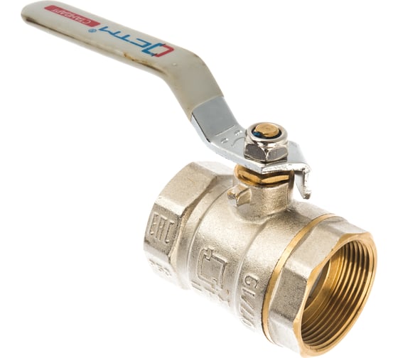 Шаровой кран для воды СТМ СТАНДАРТ 1-1/2", г/г, рычаг CWFFH112