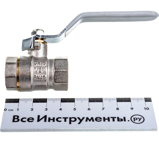 Шаровой кран для воды СТМ СТАНДАРТ 1/2", г/г, рычаг CWFFH012