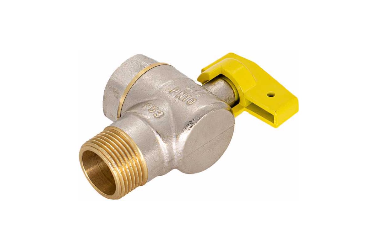 Шаровой угловой кран для газа СТМ ГАЗ 1/2", г/ш, бабочка CGLFMB12 ...