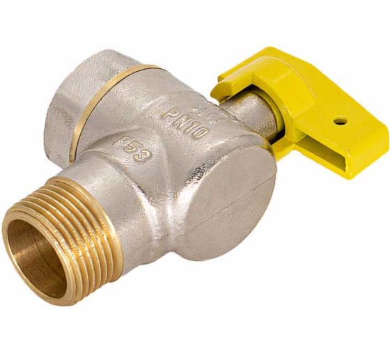 Шаровой угловой кран для газа СТМ ГАЗ 1/2", г/ш, бабочка CGLFMB12