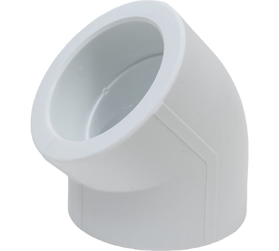 Угольник VALFEX PP-R Дн 90х45°, белый 10107090 127-0572