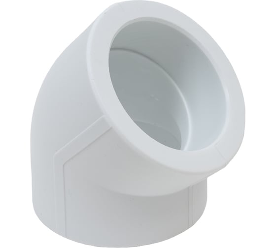 Угольник VALFEX PP-R Дн 90х45°, белый 10107090 127-0572