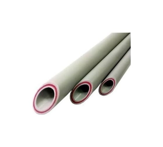 Труба VALFEX PP-R серая, армированная стекловолокном, Дн 25х3.5, Ру 20, SDR7,4 90 С, 4 м 10105025Г 033-2290