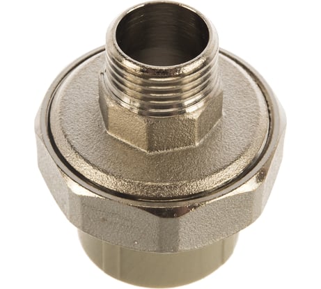 Комбинированная муфта VALFEX PP-R серая, разъемная Дн25х1/2 НР 10156115Г 127-0344