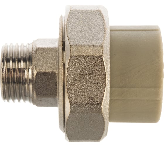 Комбинированная муфта VALFEX PP-R серая, разъемная Дн25х1/2 НР 10156115Г 127-0344