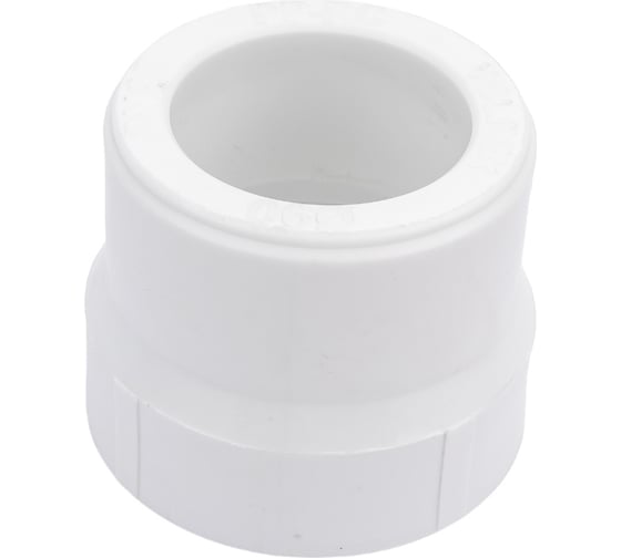 Переходная муфта VALFEX PP-R белая Дн90х75 вн/нр пайка 10009075 127-0294