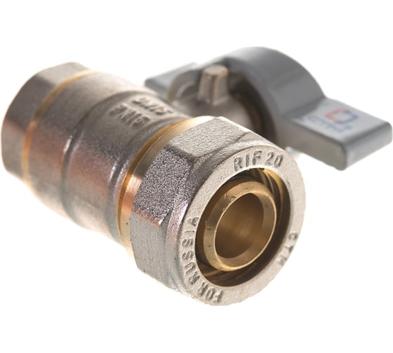 Шаровой кран для воды СТМ СТАНДАРТ 20х1/2", ц/г, бабочка CWPF1220