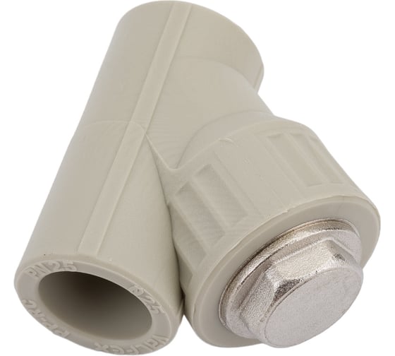 Сетчатый фильтр VALFEX PP-R Дн 25х45°, серый 10141025Г 036-0608