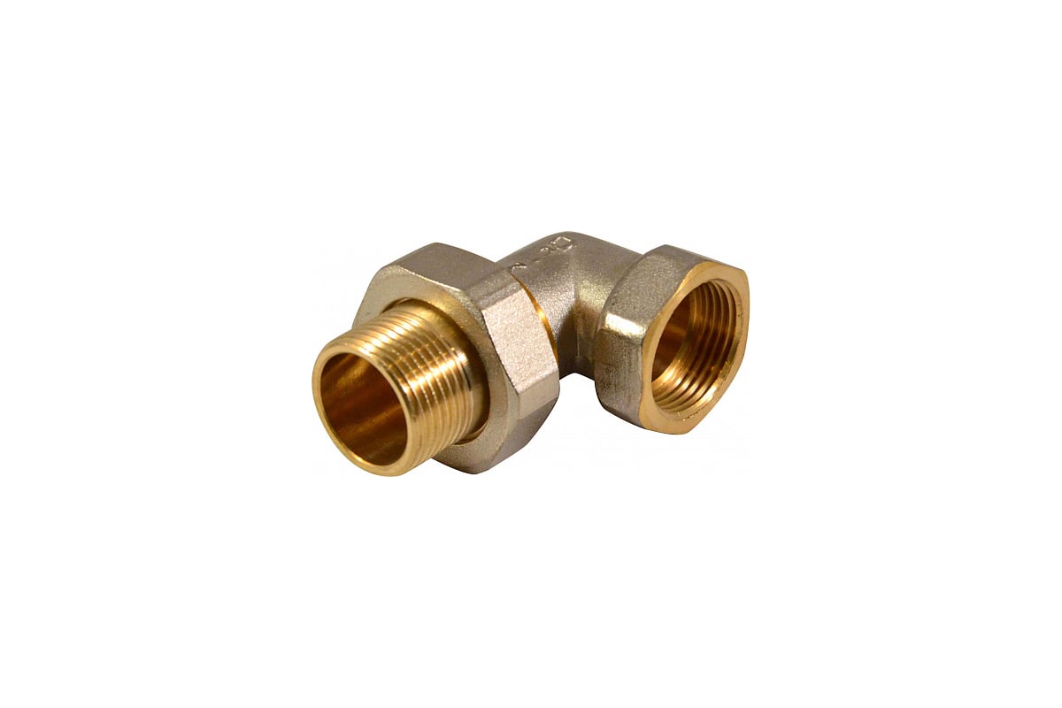 Соединитель СТМ с накидной гайкой, угловой, 1\", гайка-штуцер CRAE0001 ...