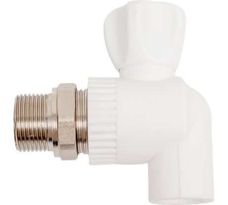 Шаровой угловой кран для радиатора СТМ PP-R DN ПЛАСТ 20х3/4" CPRL2034