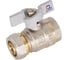 Шаровой кран для воды СТМ СТАНДАРТ 16х1/2", ц/г, бабочка CWPF1216 1