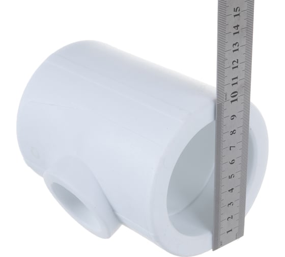 Переходной тройник VALFEX PP-R белый Дн 75х40х75 10754075 127-1873