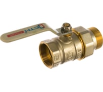 Шаровый кран для воды СТМ СТАНДАРТ 1-1/2" с накидной гайкой, рычаг CWAFM112