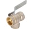 Шаровой кран для воды СТМ СТАНДАРТ 1/2", трехходовой, тип L, рычаг CW3FL012 5