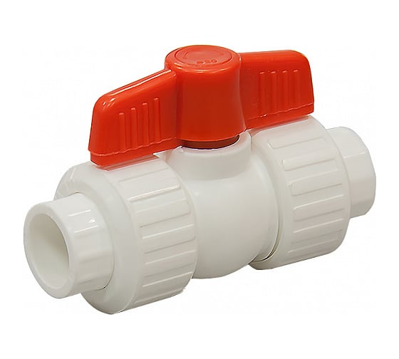 Шаровой кран для кислот и холодной воды СТМ PP-R DN 40 CPBVA040