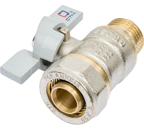 Шаровой кран для воды СТМ СТАНДАРТ 20х1/2", ц/ш, бабочка CWPM1220