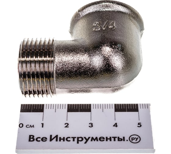 Уголок СТМ 3/4", гайка-штуцер CRLFM034