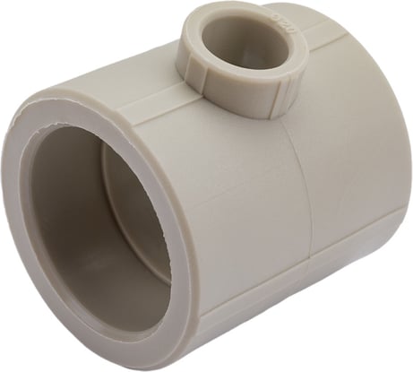 Переходной тройник VALFEX PP-R серый Дн 50х20х50 10502050Г 127-0456