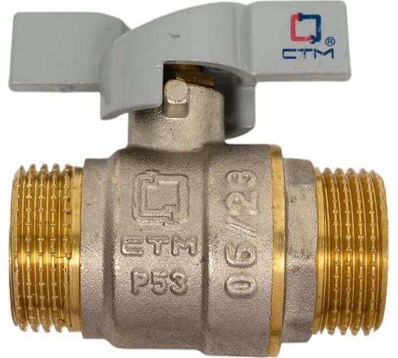 Шаровой кран для воды СТМ СТАНДАРТ 3/4", ш/ш, бабочка CWMMB034