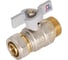 Шаровой кран для воды СТМ СТАНДАРТ 20х3/4", ц/ш, бабочка CWPM3420 1