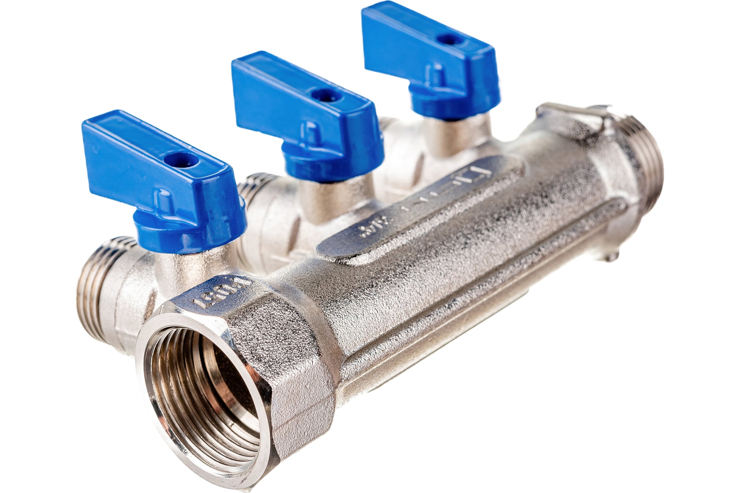 КоллекторСТМ3выхода,шаровойкран,наружнаярезьба,3/4х1/2C3MB3412