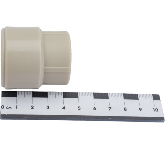 Переходная муфта VALFEX PP-R серая Дн40х25 вн/нр пайка 10004025Г 127-0392