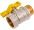 Шаровой кран для газа СТМ ГАЗ 3/4", г/ш, бабочка CGFMB034 2