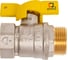Шаровой кран для газа СТМ ГАЗ 3/4", г/ш, бабочка CGFMB034 4