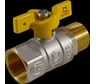 Шаровой кран для газа СТМ ГАЗ 3/4", г/ш, бабочка CGFMB034