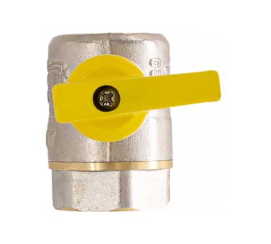 Шаровой угловой кран для газа СТМ ГАЗ 1/2", г/г, бабочка CGLFFB12