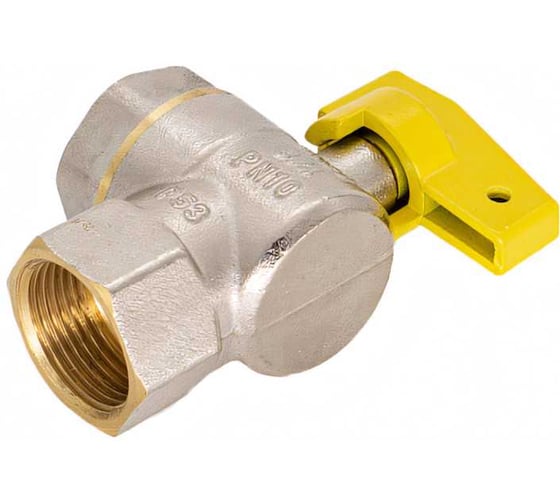 Шаровой угловой кран для газа СТМ ГАЗ 1/2", г/г, бабочка CGLFFB12