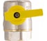 Шаровой угловой кран для газа СТМ ГАЗ 1/2", г/г, бабочка CGLFFB12 3