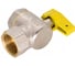 Шаровой угловой кран для газа СТМ ГАЗ 1/2", г/г, бабочка CGLFFB12 4