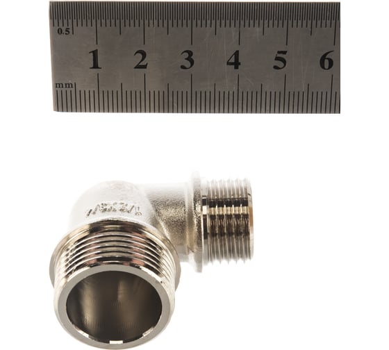 Переходной уголок СТМ 3/4" x 1/2", штуцер-штуцер CRRM3412