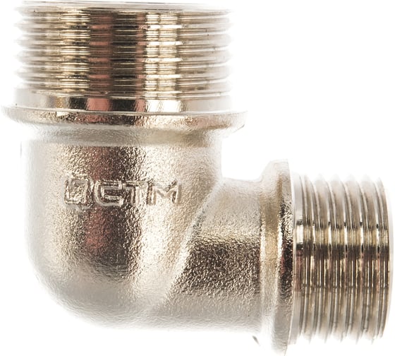 Переходной уголок СТМ 3/4" x 1/2", штуцер-штуцер CRRM3412