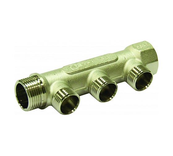 Коллектор СТМ 3 выхода, наружная резьба, 3/4х1/2 C3MM3412