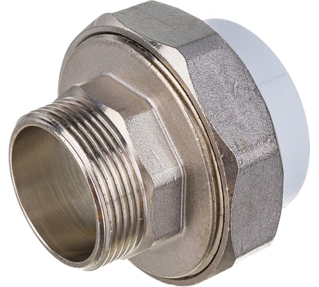 Комбинированная муфта VALFEX PP-R белая, разъем Дн50х1 1/2 НР 10156040 127-0230
