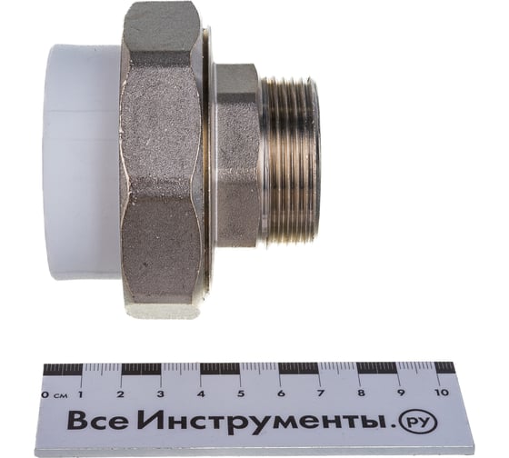 Комбинированная муфта VALFEX PP-R белая, разъем Дн50х1 1/2 НР 10156040 127-0230