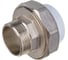 Комбинированная муфта VALFEX PP-R белая, разъем Дн50х1 1/2 НР 10156040 127-0230 1
