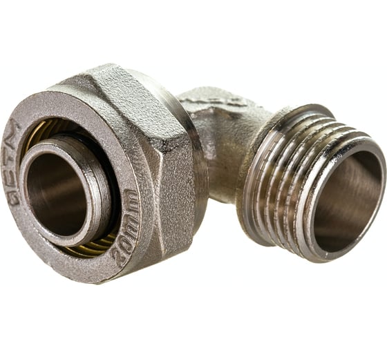 Уголок СТМ наружная резьба, 20х1/2" CLM02012