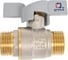 Шаровой кран для воды СТМ СТАНДАРТ 1/2", ш/ш, бабочка CWMMB012 3