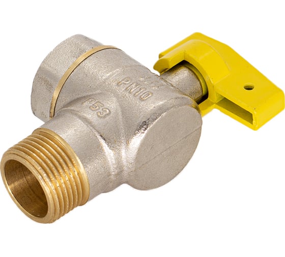 Шаровой угловой кран для газа СТМ ГАЗ 1/2", ш/г, бабочка CGLMFB12