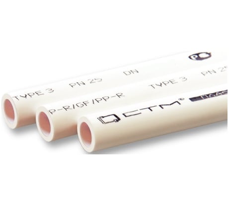 Труба СТМ ПЛАСТ PP-R PN 20 DN 25х4.2, 2 м C2PP0025