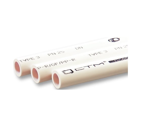 Труба СТМ ПЛАСТ PP-R PN 20 DN 25х4.2, 2 м C2PP0025 1