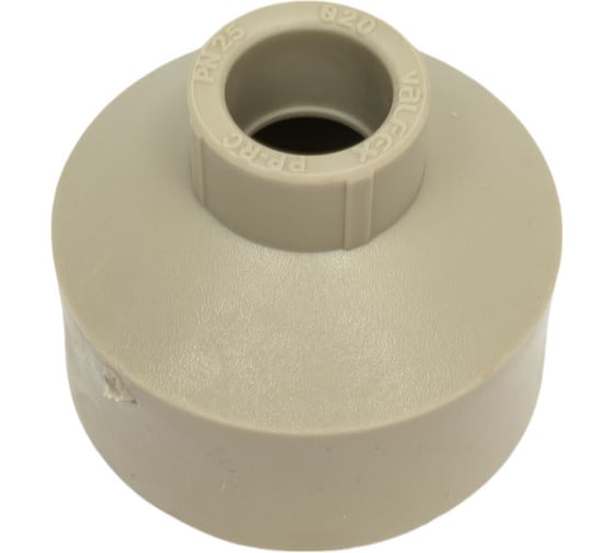 Переходная муфта VALFEX PP-R серая Дн63х20 вн/нр пайка 10006320Г 127-0398