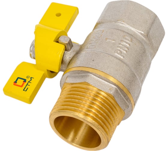 Шаровой кран для газа СТМ ГАЗ 1", г/ш, бабочка CGFMB001